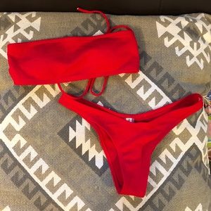 Red bikini